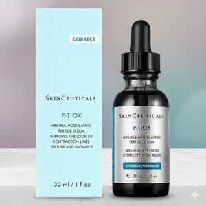 SkinCeuticals P-TiOx Peptide Serum in Light Blue and Black